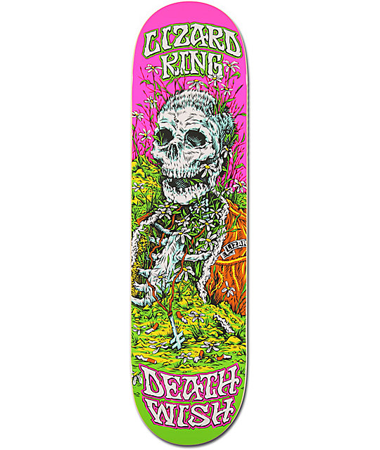 Deathwish Lizard King Buried Alive 8.25" Skateboard Deck at Zumiez PDP
